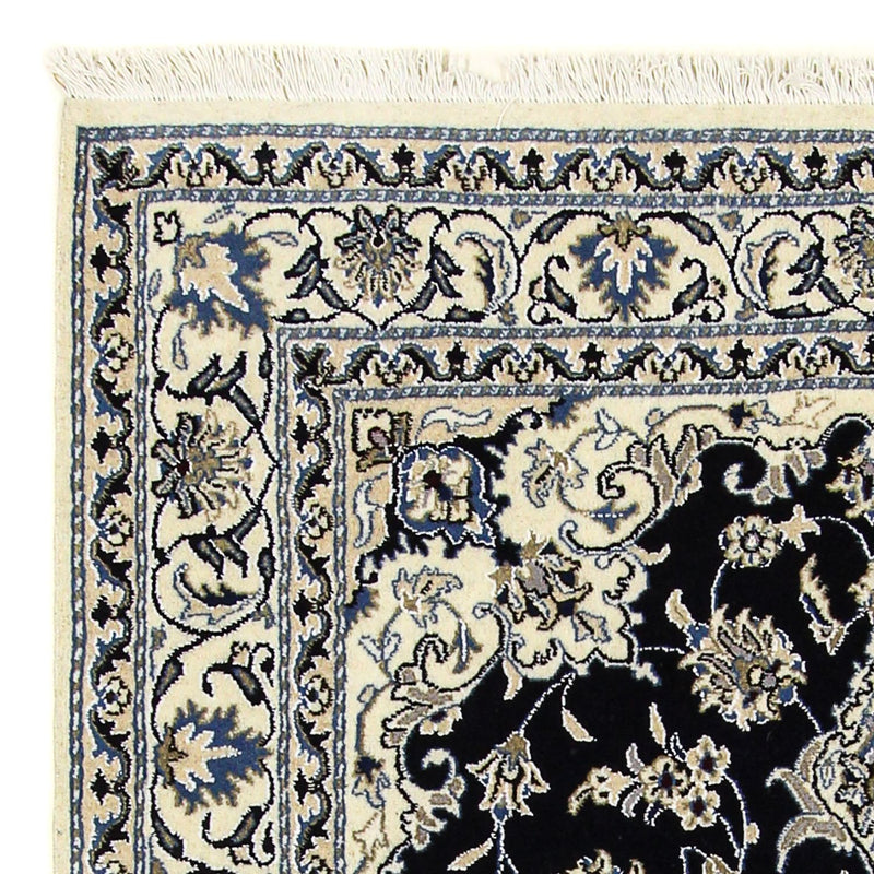 Perzisch tapijt - Nain - 195 x 147 cm - donkerblauw