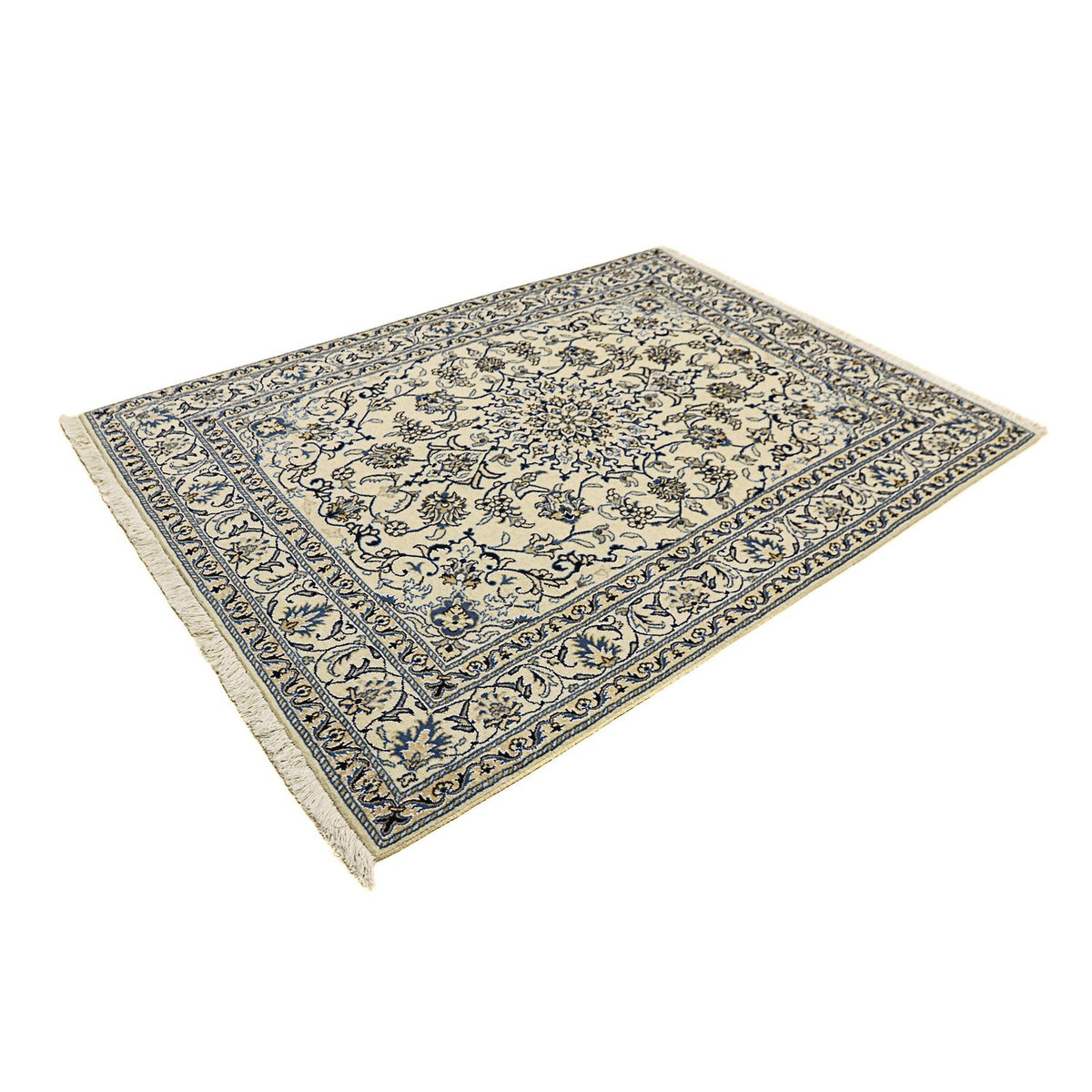 Perzisch tapijt - Nain - 200 x 145 cm - beige