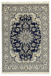 Perzisch tapijt - Nain - 202 x 142 cm - donkerblauw