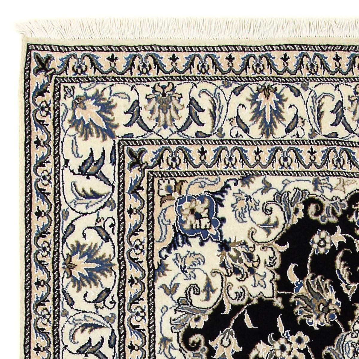 Perzisch tapijt - Nain - 207 x 146 cm - donkerblauw