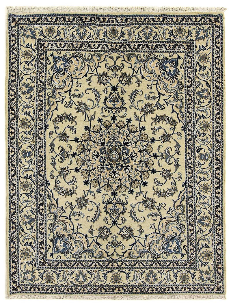 Perzisch tapijt - Nain - 196 x 150 cm - beige