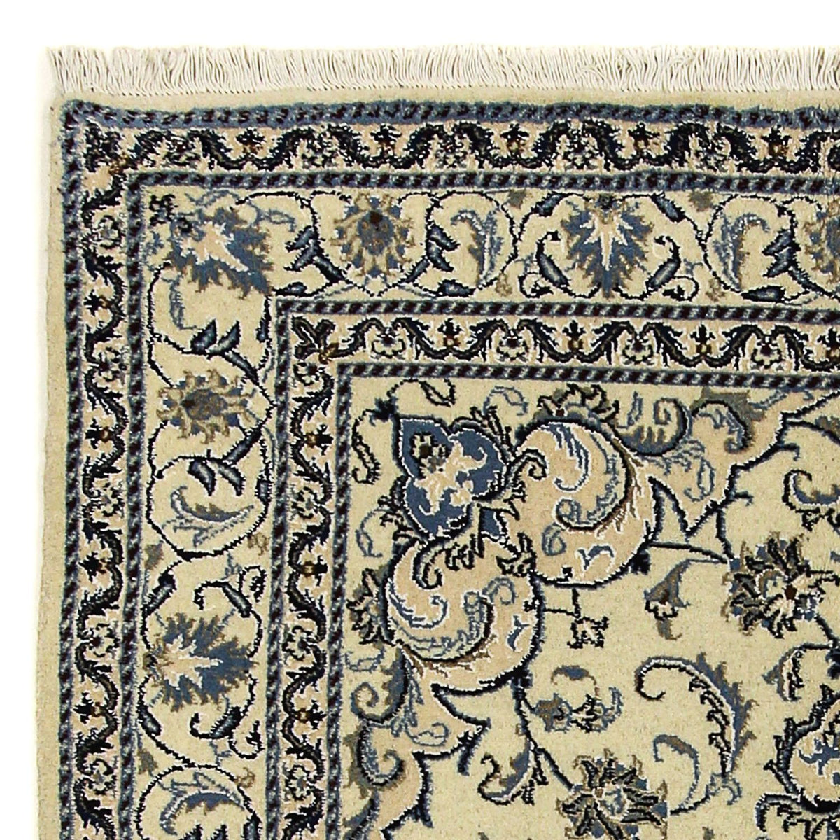 Perzisch tapijt - Nain - 196 x 150 cm - beige