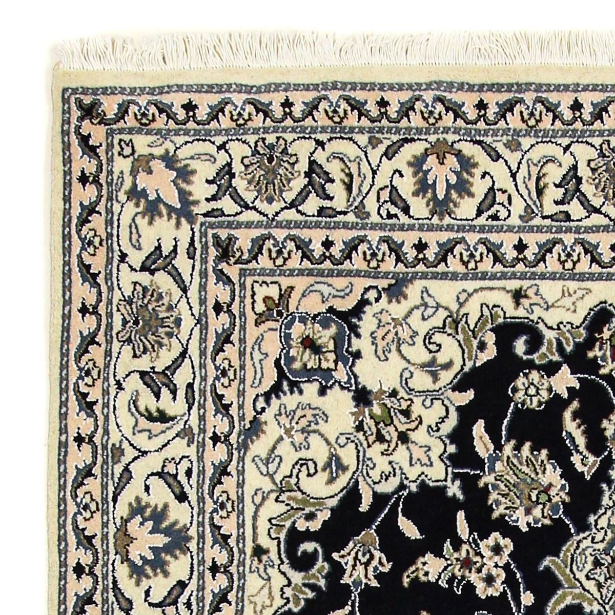 Perzisch tapijt - Nain - 193 x 147 cm - donkerblauw