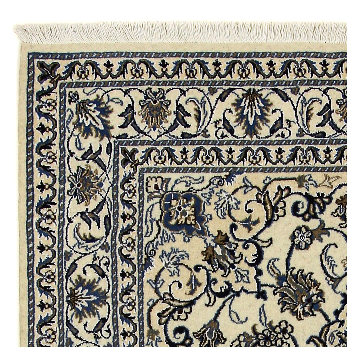 Perzisch tapijt - Nain - 205 x 146 cm - beige