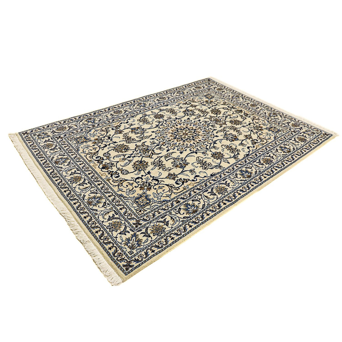 Perzisch tapijt - Nain - 205 x 146 cm - beige