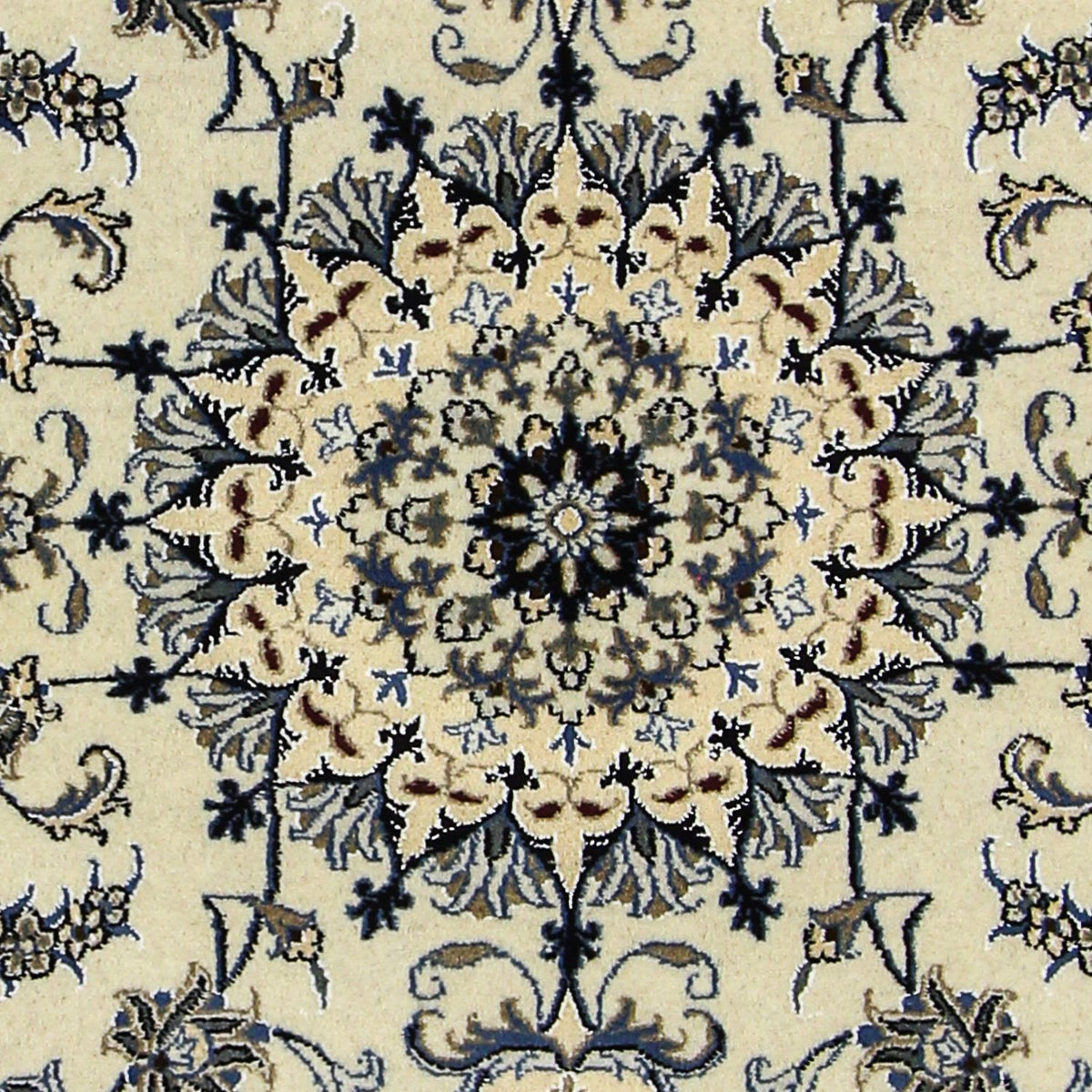 Perzisch tapijt - Nain - 204 x 150 cm - beige