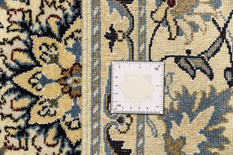 Perzisch tapijt - Nain - 196 x 145 cm - donkerblauw