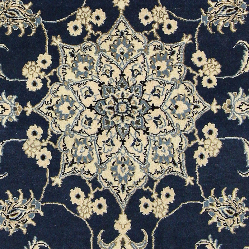Perzisch tapijt - Nain - 206 x 153 cm - donkerblauw