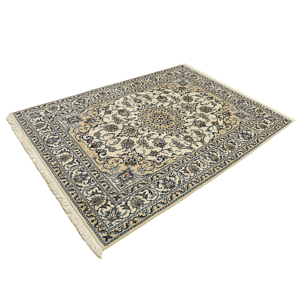 Perzisch tapijt - Nain - 200 x 144 cm - beige