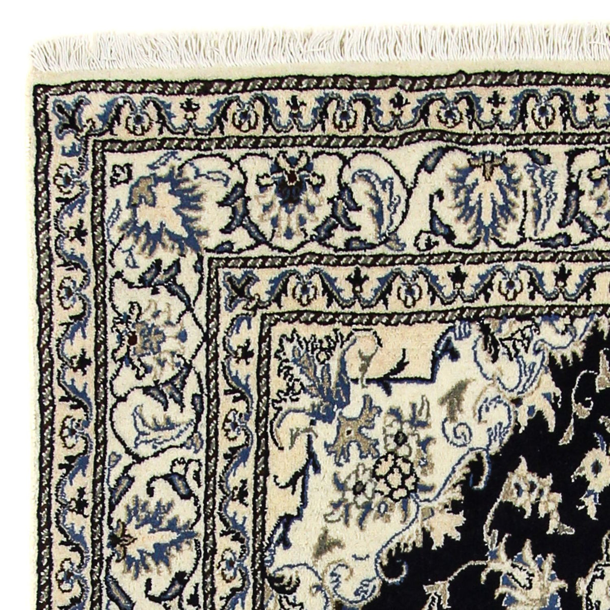 Perzisch tapijt - Nain - 203 x 143 cm - donkerblauw