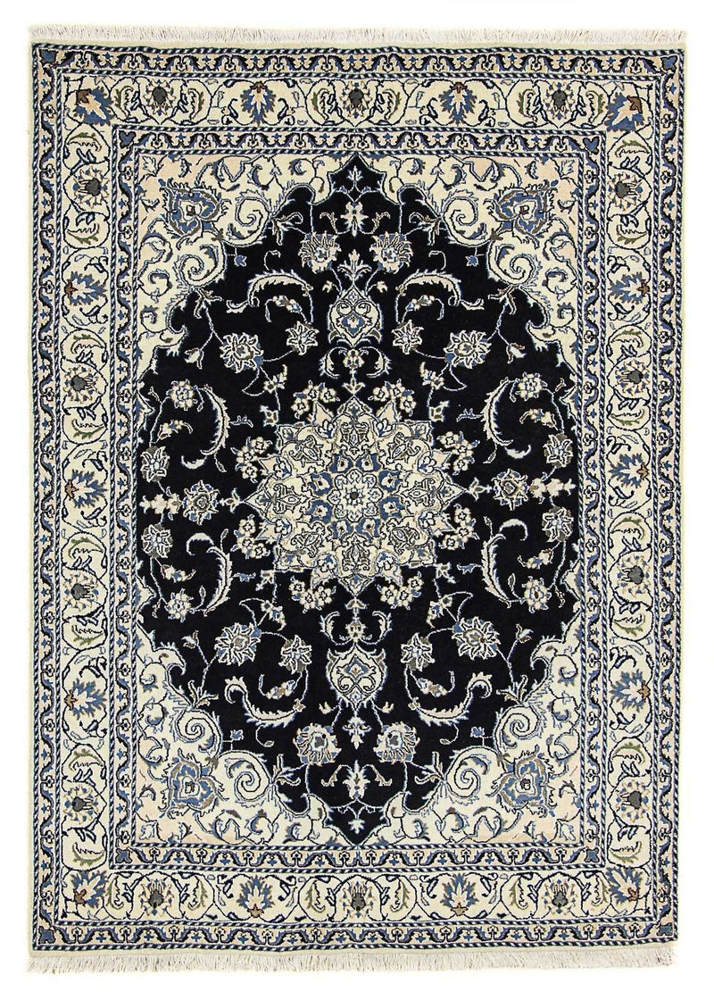 Perzisch tapijt - Nain - 226 x 167 cm - donkerblauw