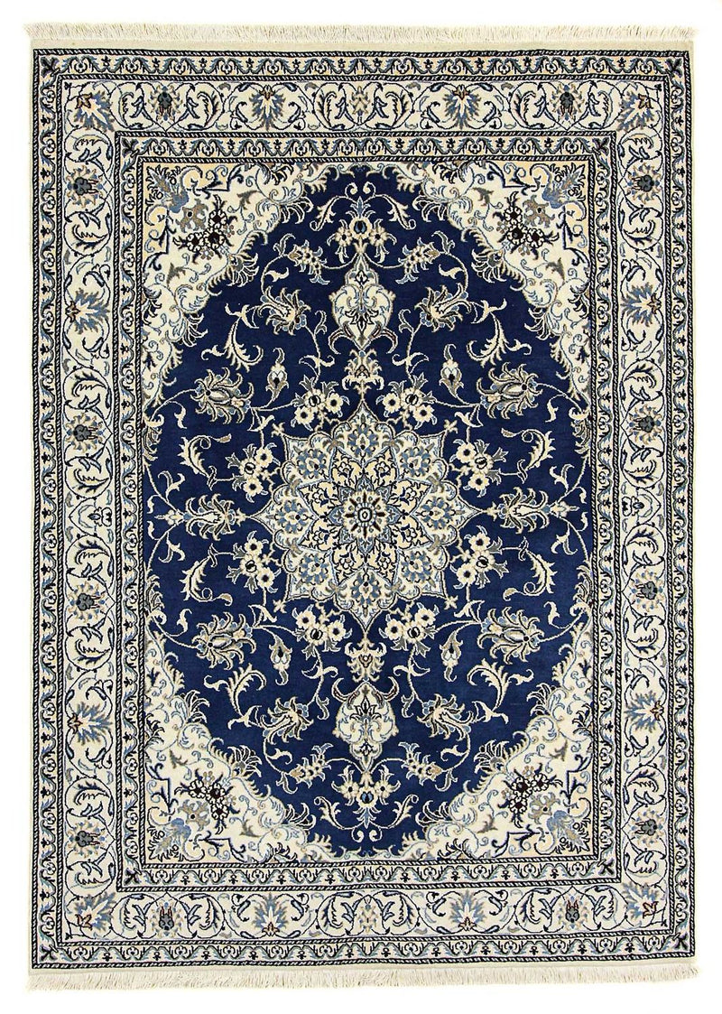 Perzisch tapijt - Nain - 236 x 168 cm - blauw