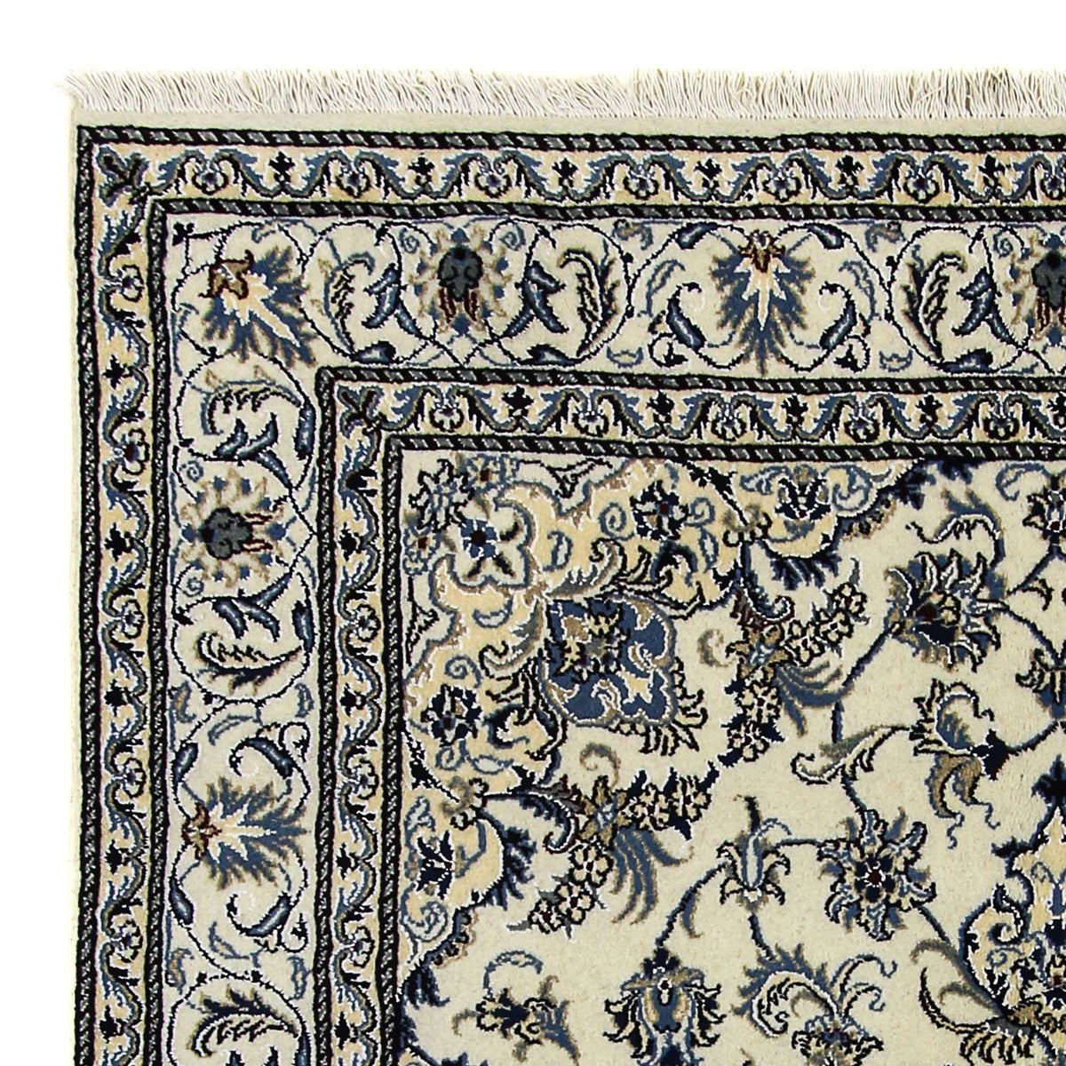 Perzisch tapijt - Nain - 238 x 168 cm - beige