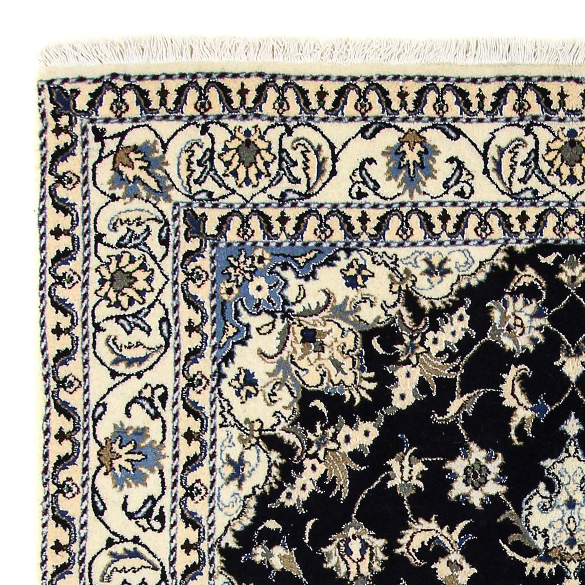 Perzisch tapijt - Nain - 234 x 168 cm - donkerblauw