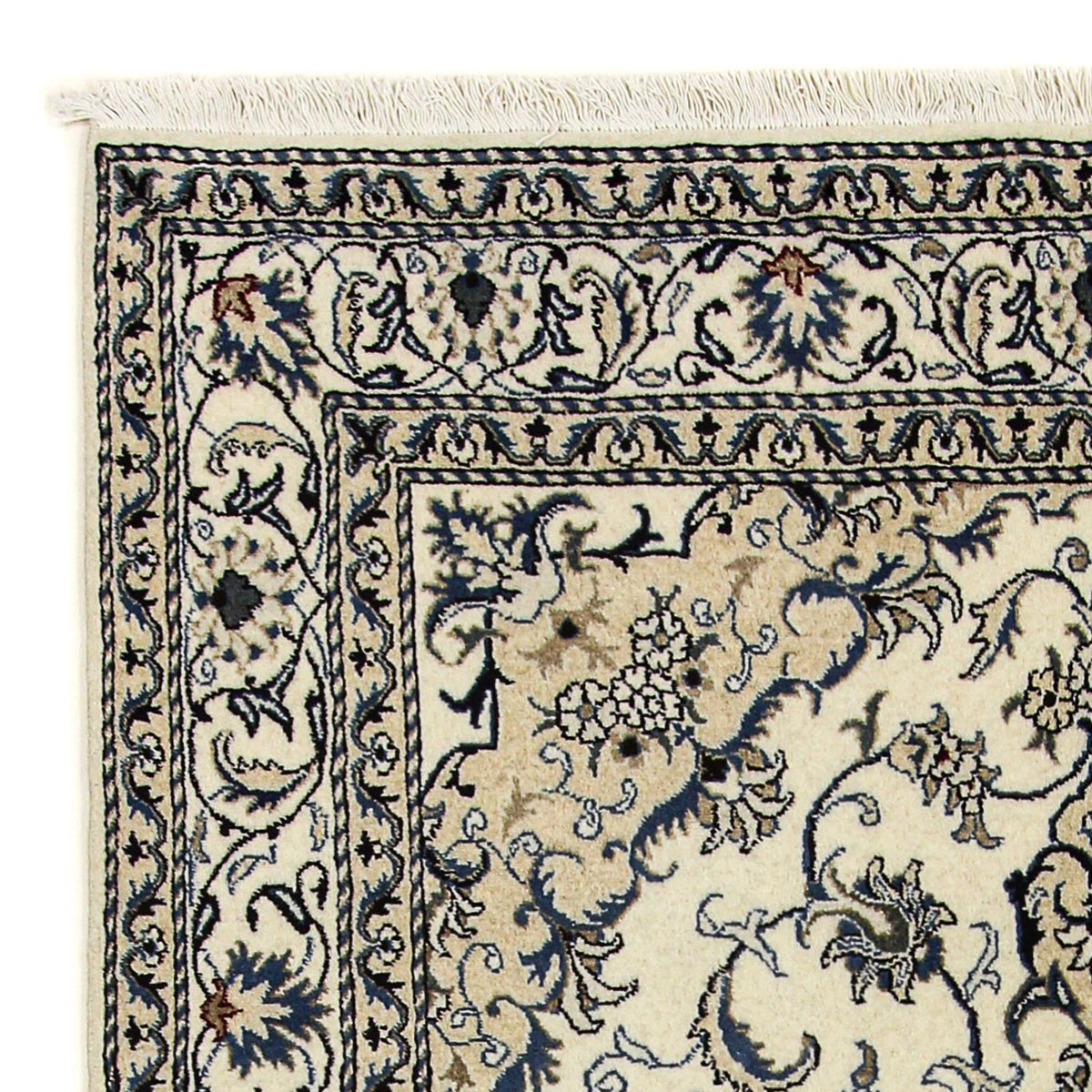 Perzisch tapijt - Nain - 232 x 165 cm - beige