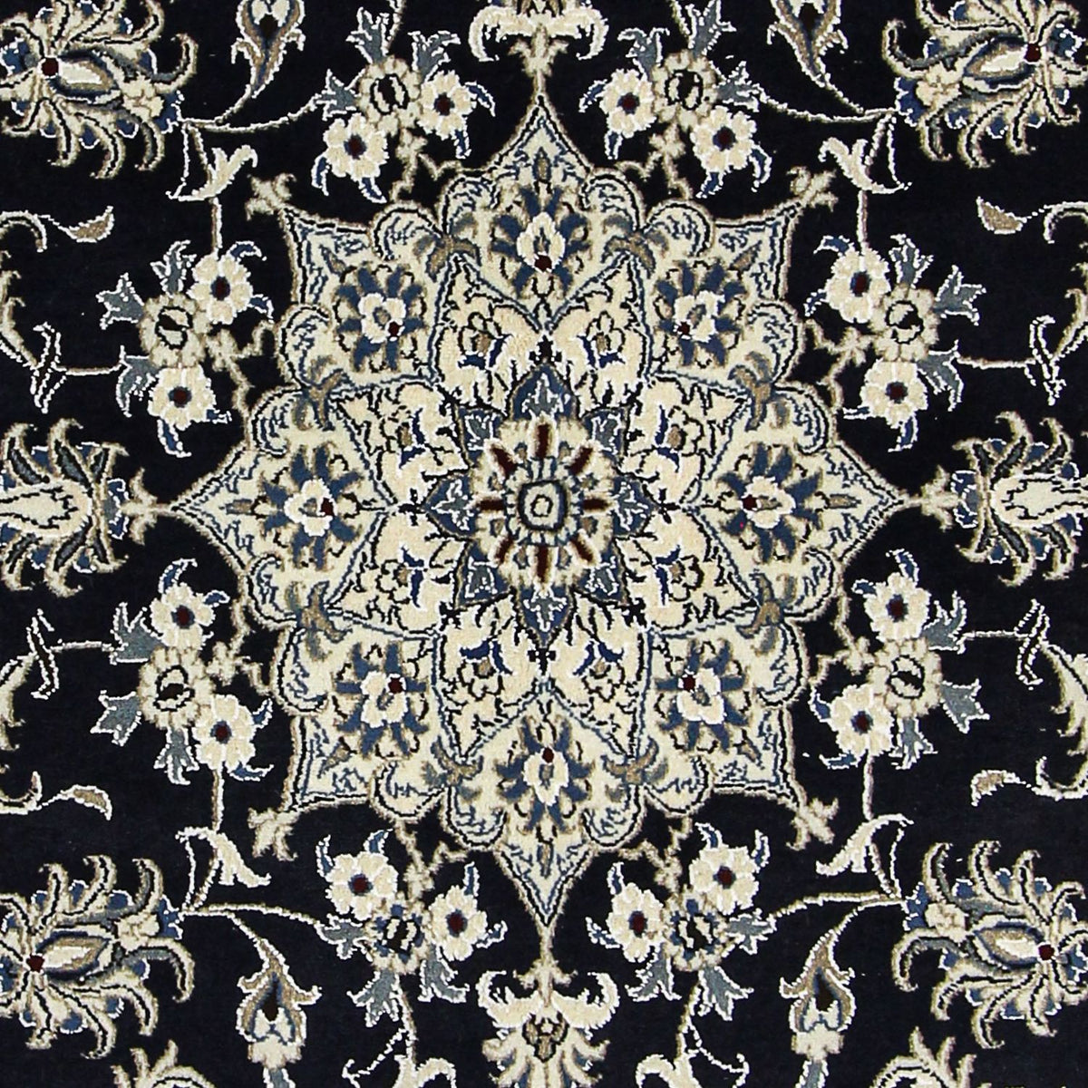 Perzisch tapijt - Nain - 246 x 164 cm - donkerblauw