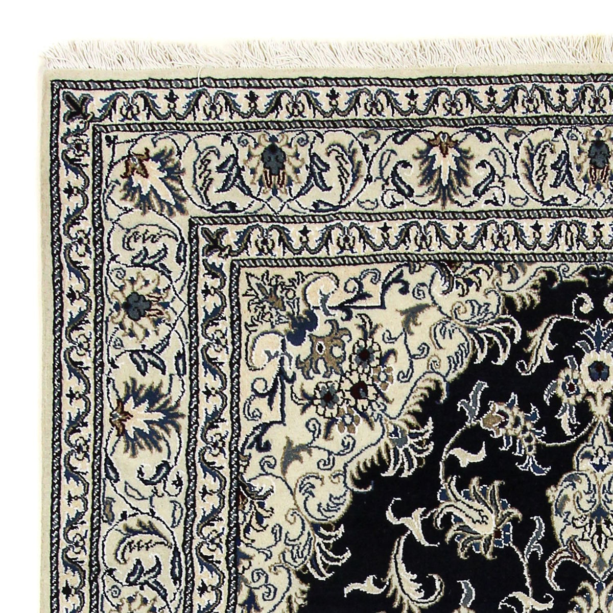 Perzisch tapijt - Nain - 246 x 164 cm - donkerblauw