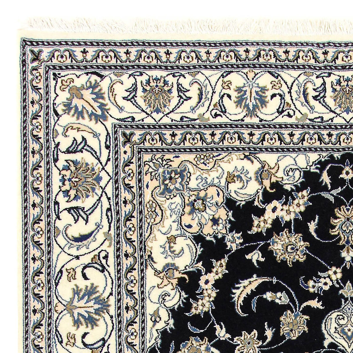 Perzisch tapijt - Nain - 300 x 200 cm - donkerblauw