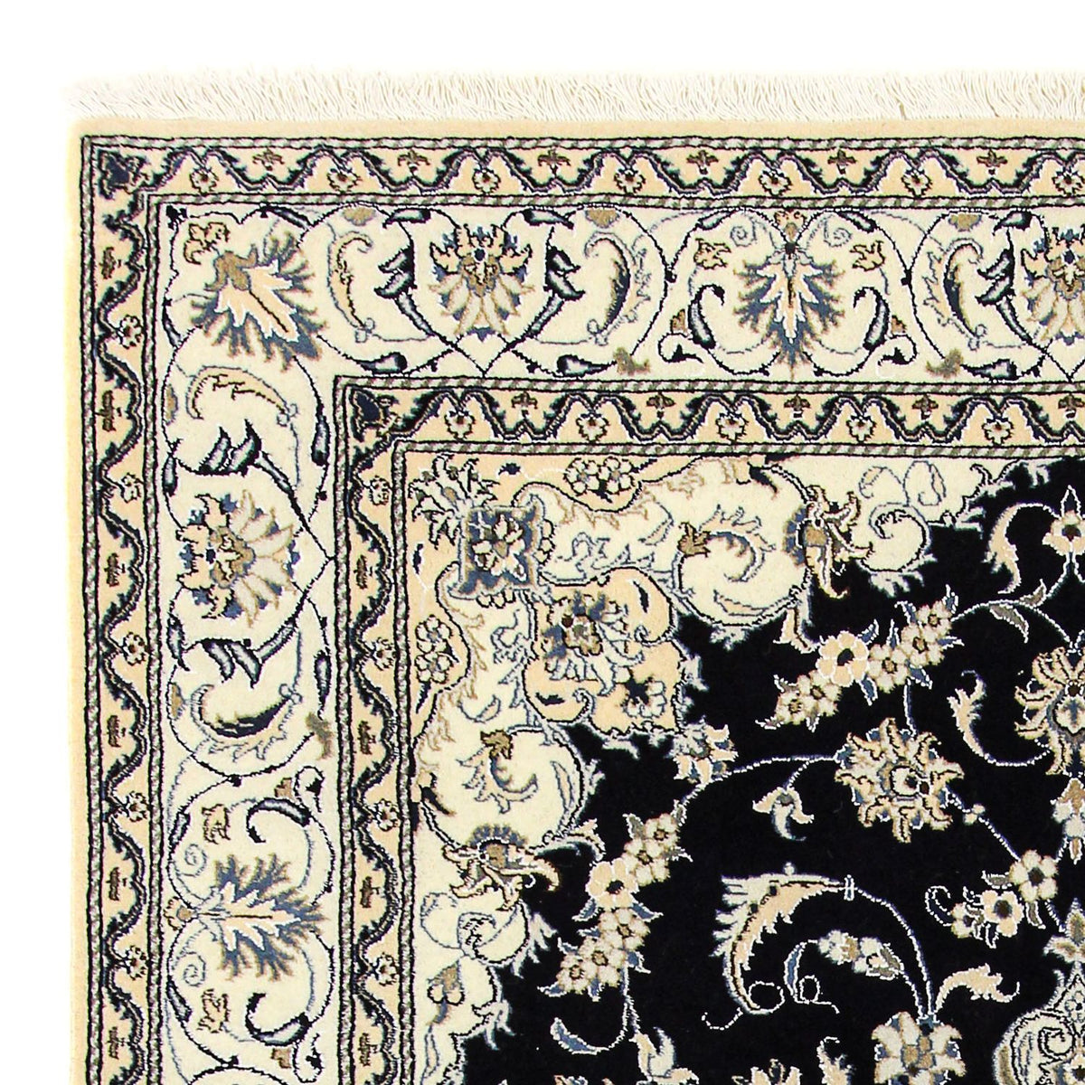 Perzisch tapijt - Nain - 292 x 196 cm - donkerblauw