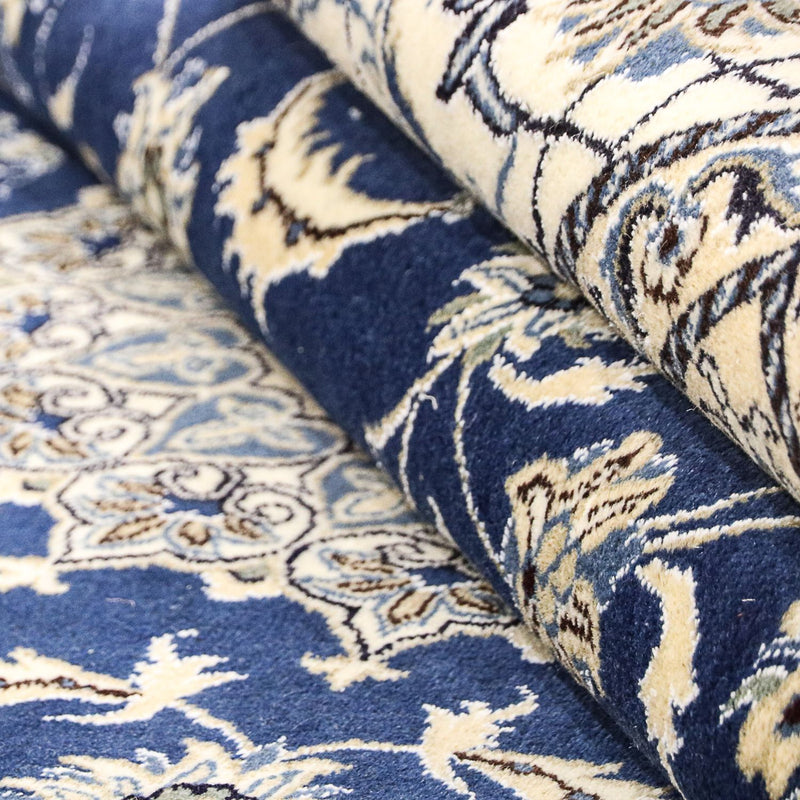 Perzisch tapijt - Nain - 290 x 198 cm - donkerblauw