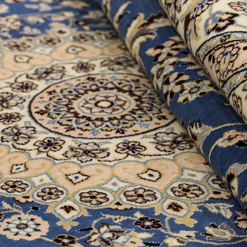 Perzisch tapijt - Nain - Premium - 239 x 149 cm - blauw