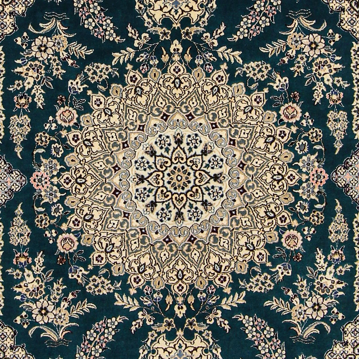 Perzisch tapijt - Nain - Premium - 234 x 156 cm - donkerblauw