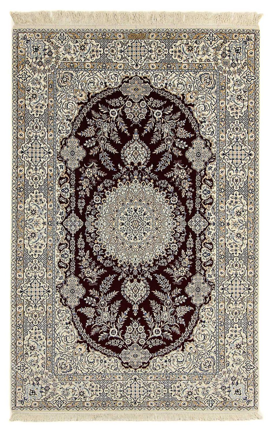 Perzisch tapijt - Nain - Premium - 245 x 151 cm - donkerblauw