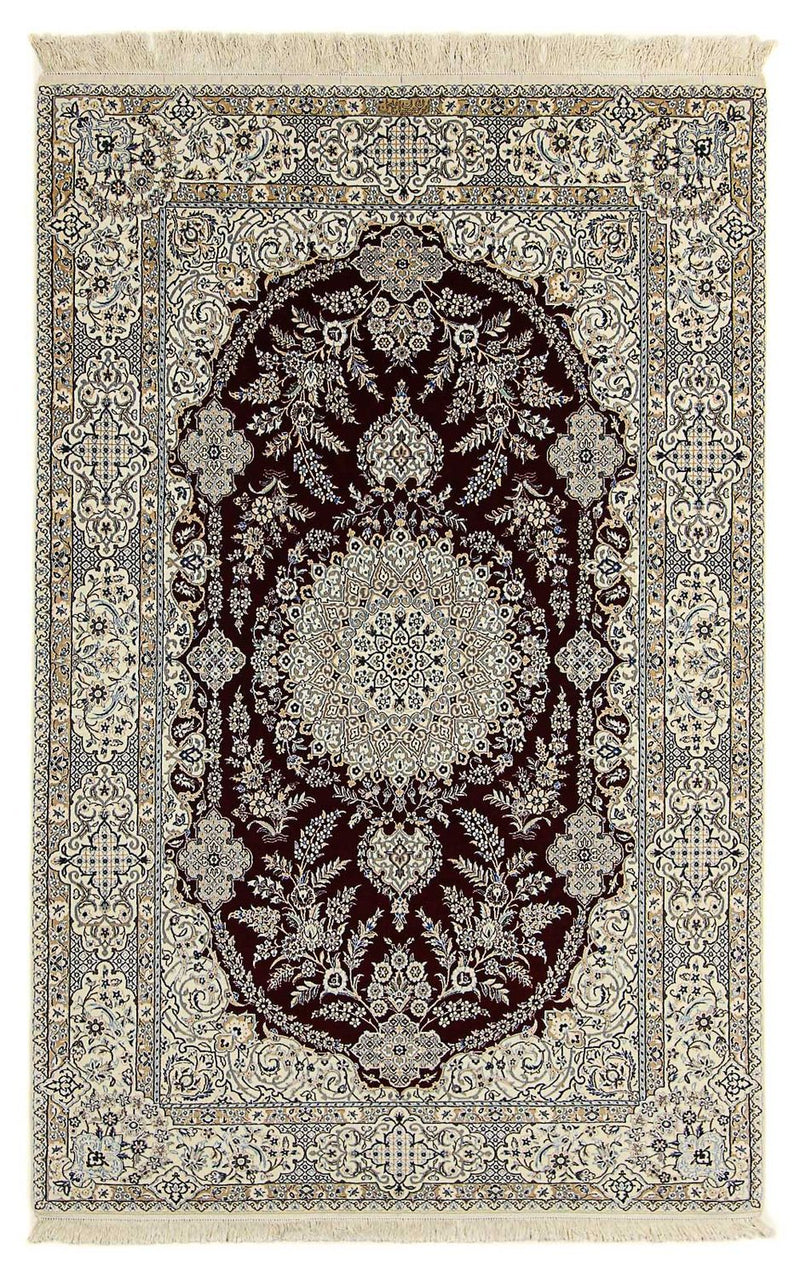 Perzisch tapijt - Nain - Premium - 245 x 151 cm - donkerblauw