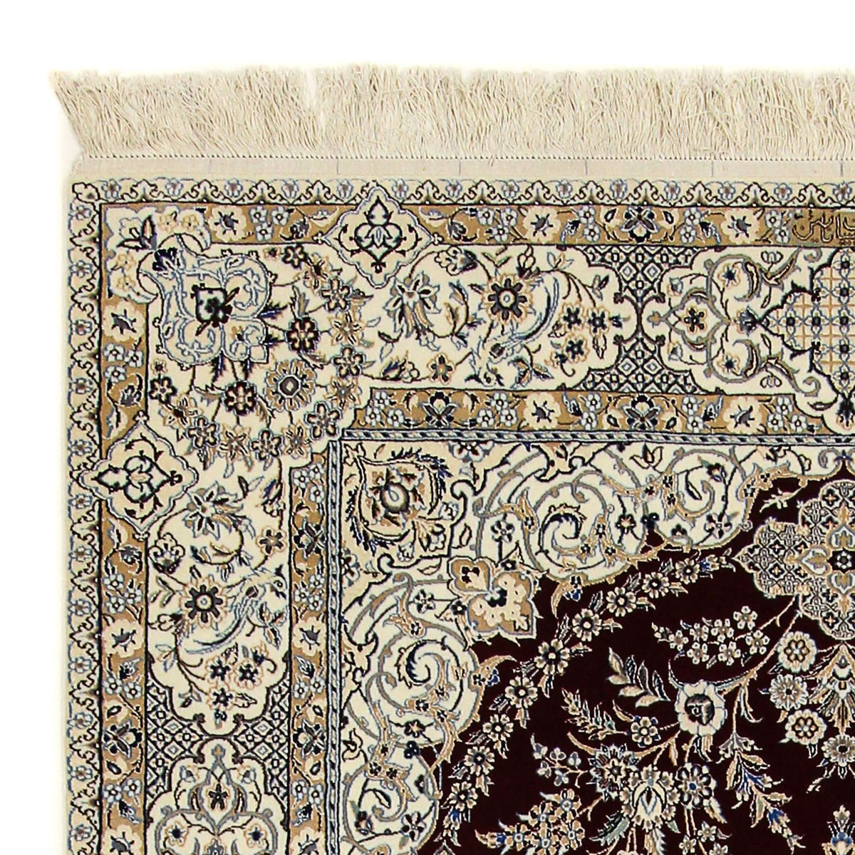 Perzisch tapijt - Nain - Premium - 245 x 151 cm - donkerblauw