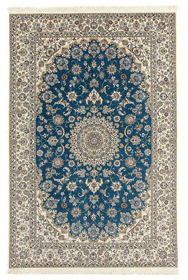 Perzisch tapijt - Nain - Premium - 236 x 154 cm - blauw