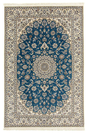 Perzisch tapijt - Nain - Premium - 236 x 154 cm - blauw