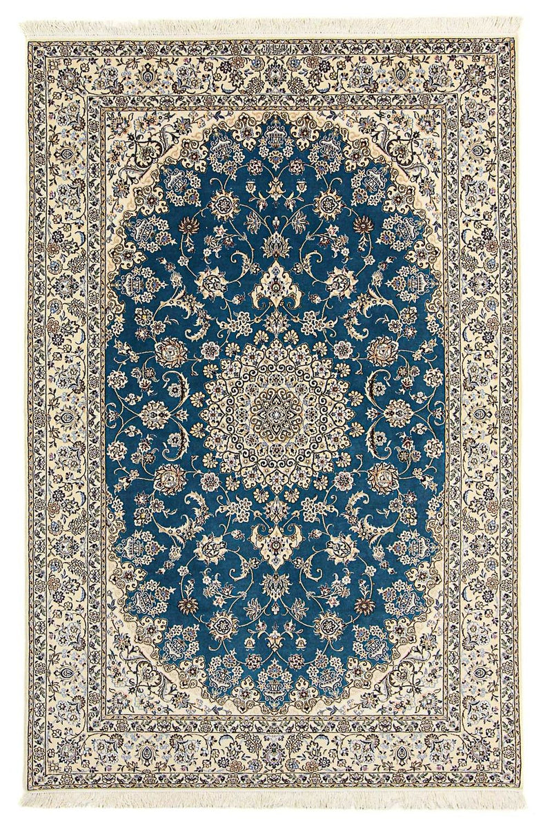 Perzisch tapijt - Nain - Premium - 236 x 154 cm - blauw