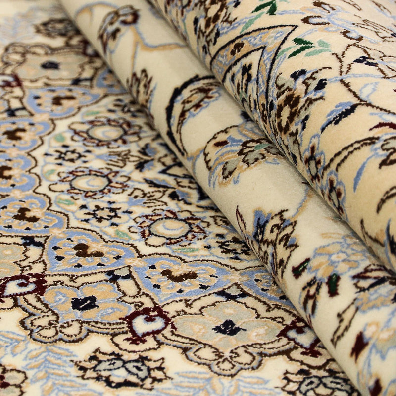 Perzisch tapijt - Nain - Premium vierkant  - 205 x 205 cm - beige