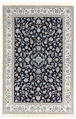 Perzisch tapijt - Nain - Premium - 300 x 200 cm - donkerblauw