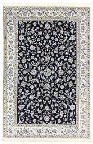 Perzisch tapijt - Nain - Premium - 300 x 200 cm - donkerblauw