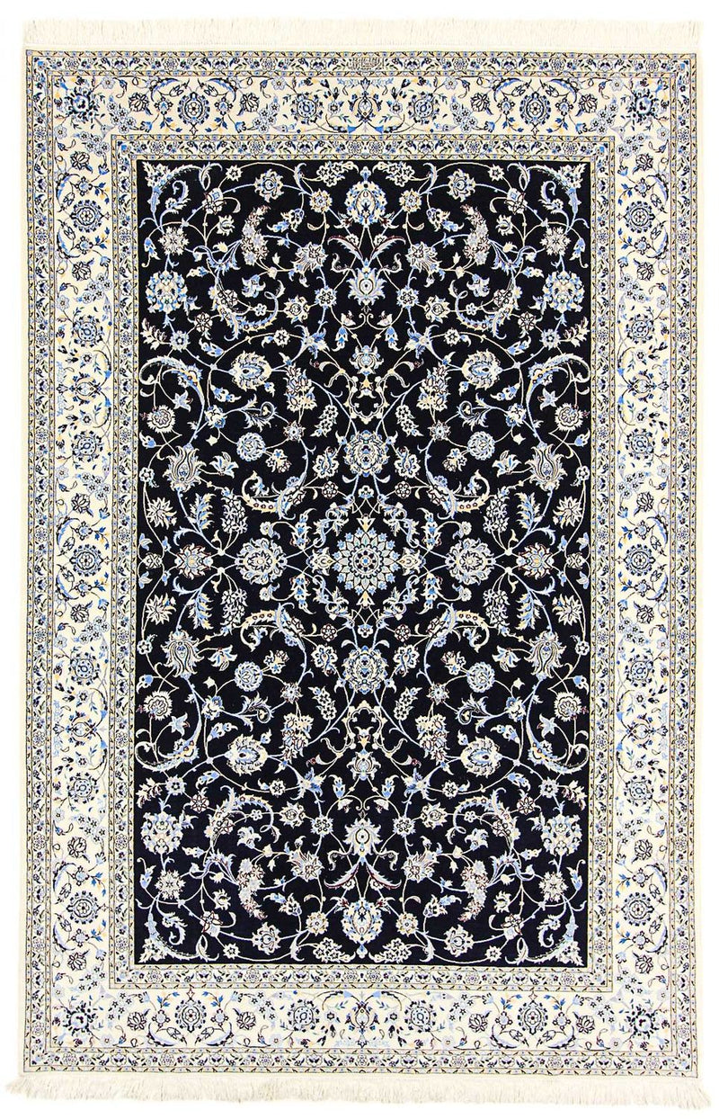 Perzisch tapijt - Nain - Premium - 300 x 200 cm - donkerblauw