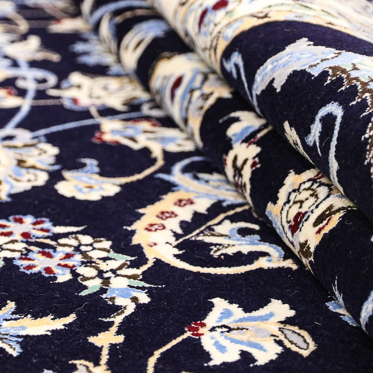 Perzisch tapijt - Nain - Premium - 300 x 200 cm - donkerblauw