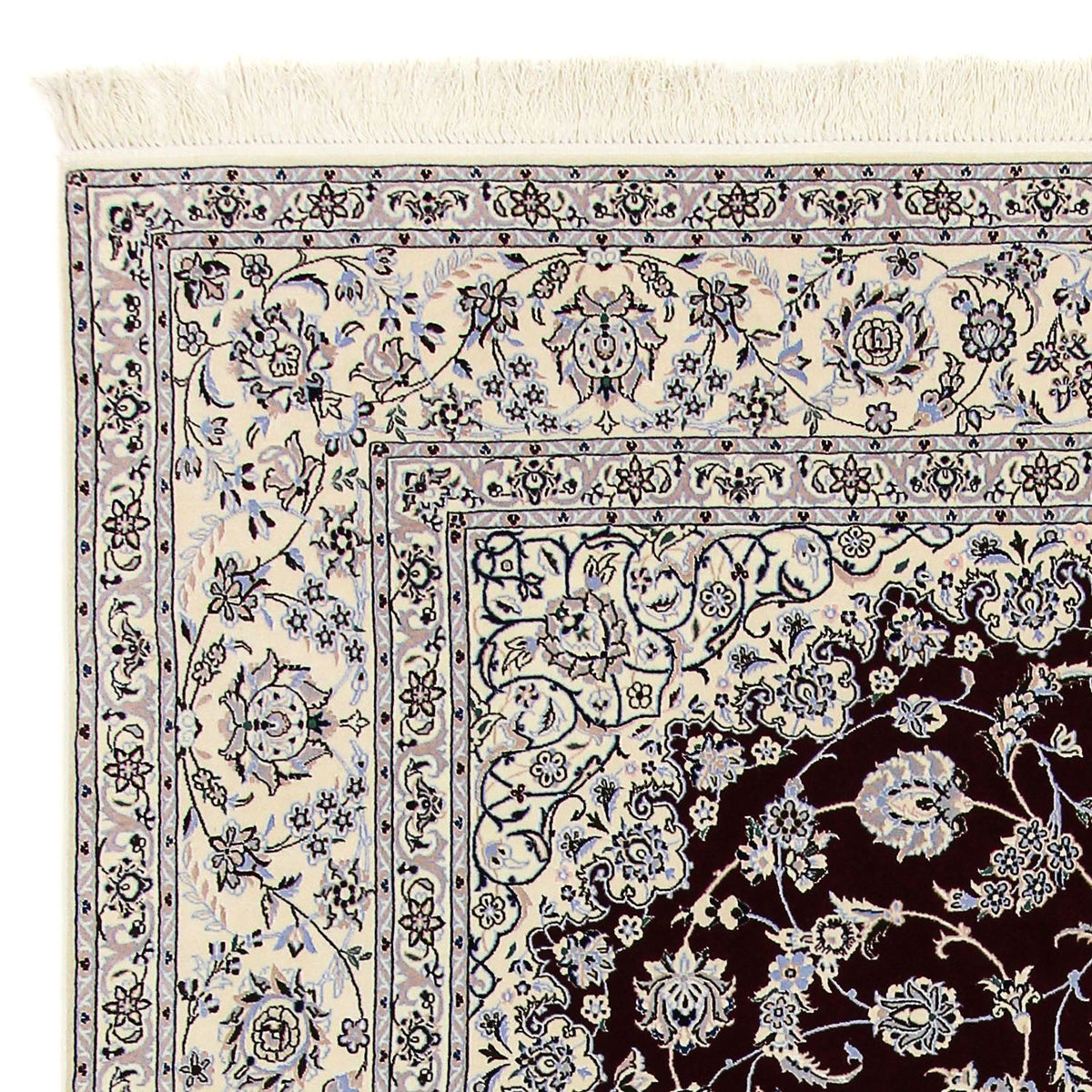 Perzisch tapijt - Nain - Premium - 298 x 201 cm - donkerrood