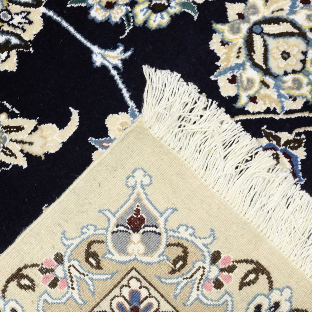 Perzisch tapijt - Nain - Koninklijk - 309 x 205 cm - donkerblauw