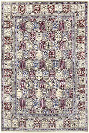 Perzisch tapijt - Nain - Koninklijk - 303 x 206 cm - veelkleurig