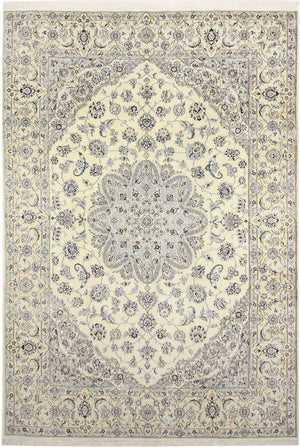 Perzisch tapijt - Nain - Koninklijk - 360 x 245 cm - crème