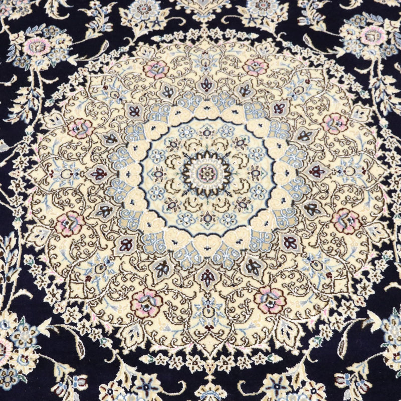 Perzisch tapijt - Nain - Koninklijk - 304 x 250 cm - donkerblauw