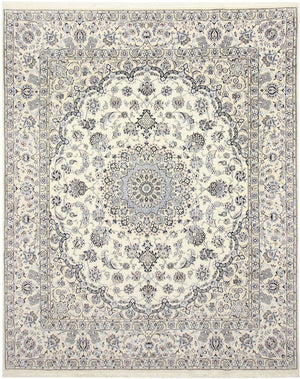 Perzisch tapijt - Nain - Koninklijk - 306 x 250 cm - crème