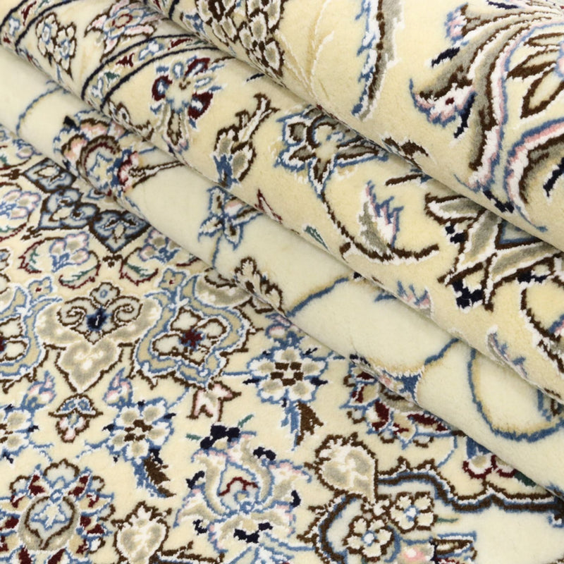 Perzisch tapijt - Nain - Koninklijk - 361 x 249 cm - crème