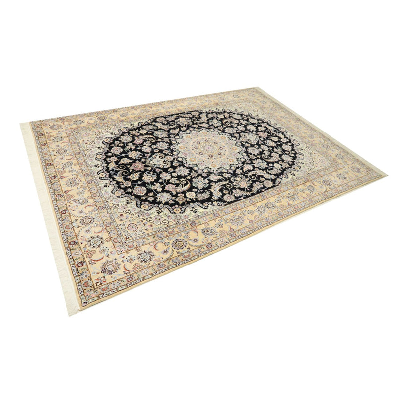 Perzisch tapijt - Nain - Koninklijk - 350 x 254 cm - donkerblauw