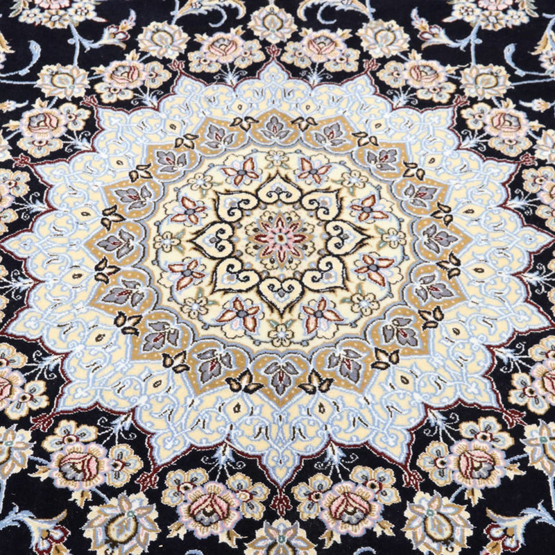 Perzisch tapijt - Nain - Koninklijk - 356 x 248 cm - donkerblauw