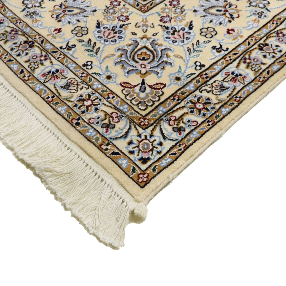 Perzisch tapijt - Nain - Koninklijk - 356 x 248 cm - donkerblauw