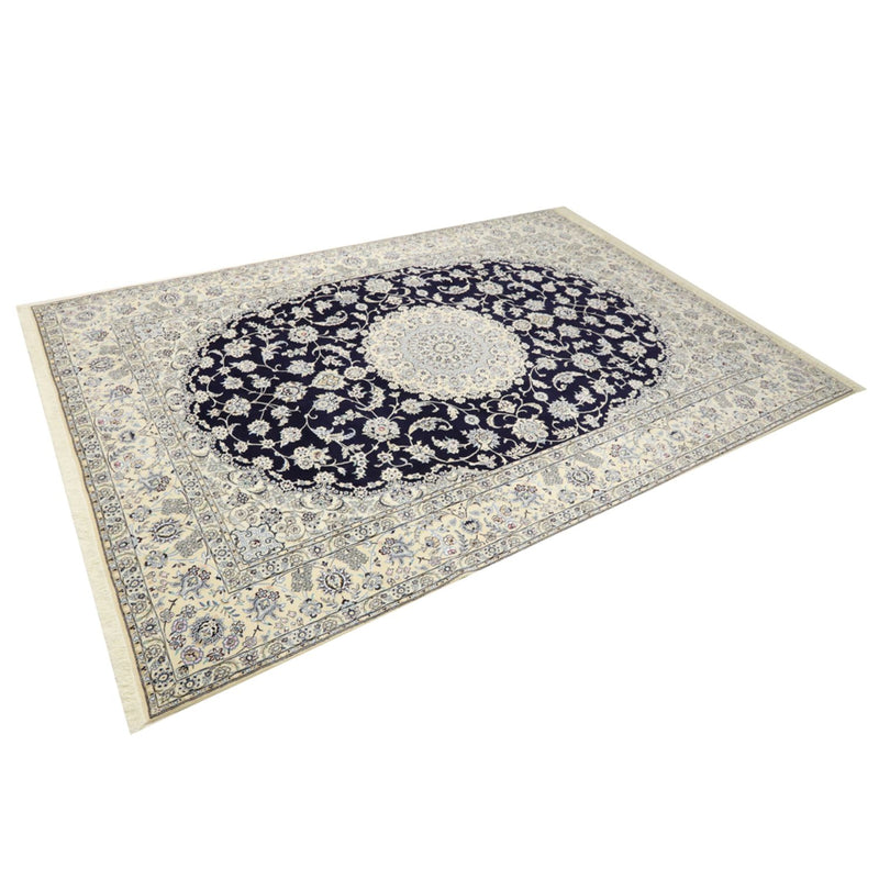 Perzisch tapijt - Nain - Koninklijk - 350 x 246 cm - donkerblauw