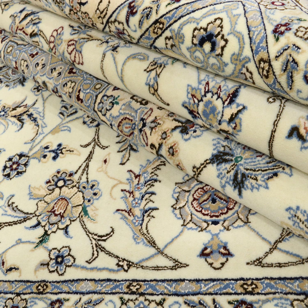 Perzisch tapijt - Nain - Koninklijk - 305 x 205 cm - crème