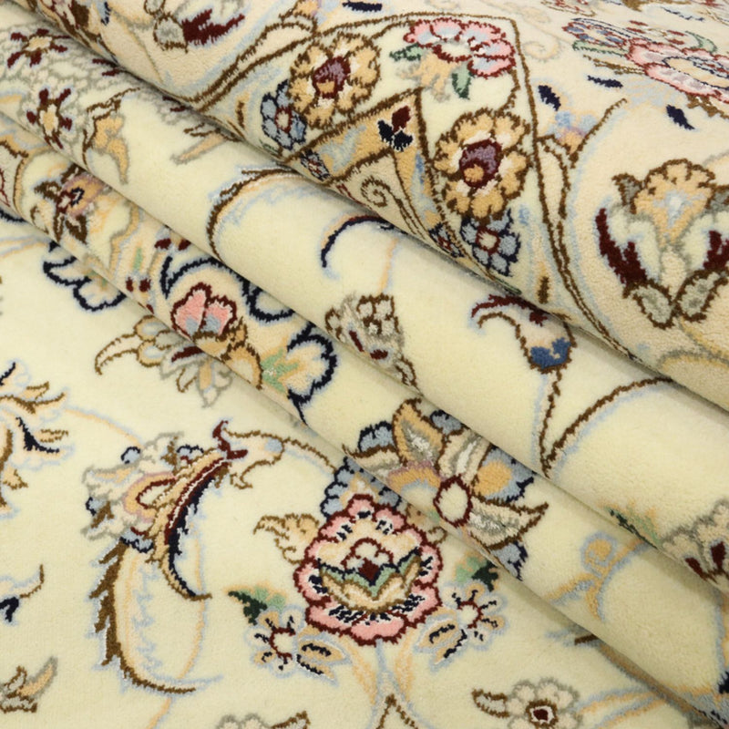 Perzisch tapijt - Nain - Koninklijk - 307 x 208 cm - crème